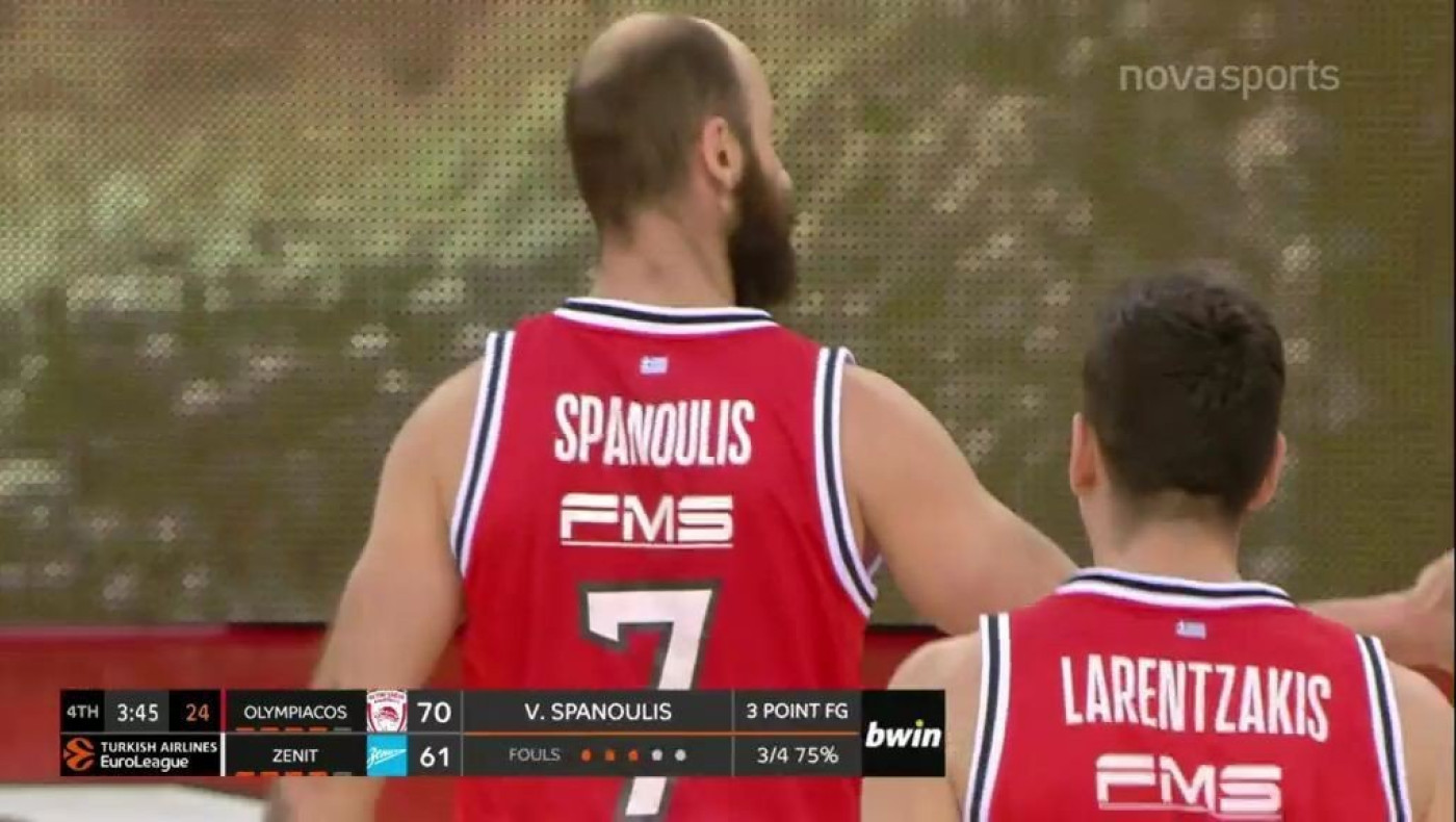 Μεγάλη ανατροπή και νίκη του Ολυμπιακού επί της Ζενίτ