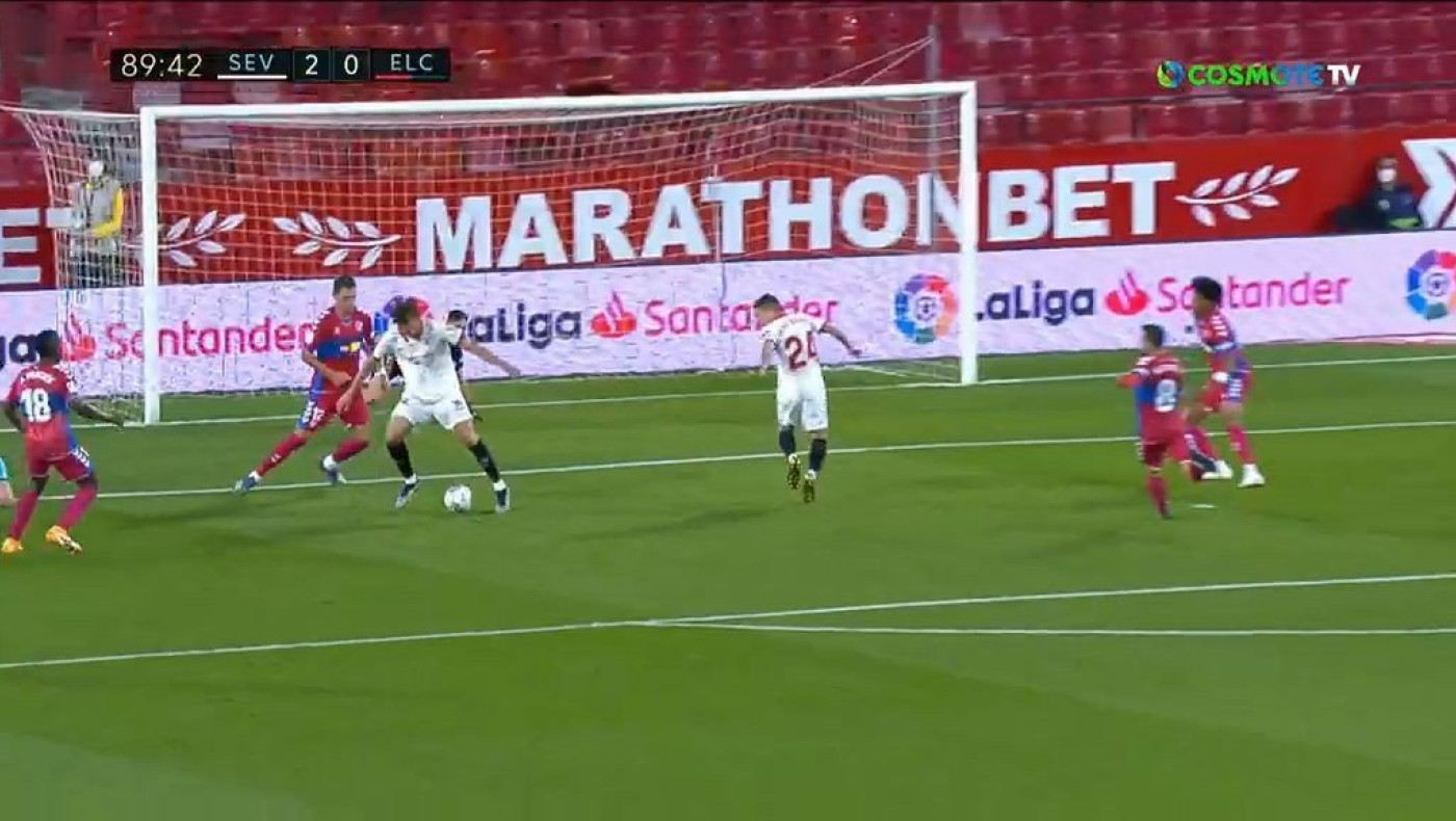 Σεβίλλη: ΑΣΥΛΛΗΠΤΟ γκολ από τον Βάσκεθ!