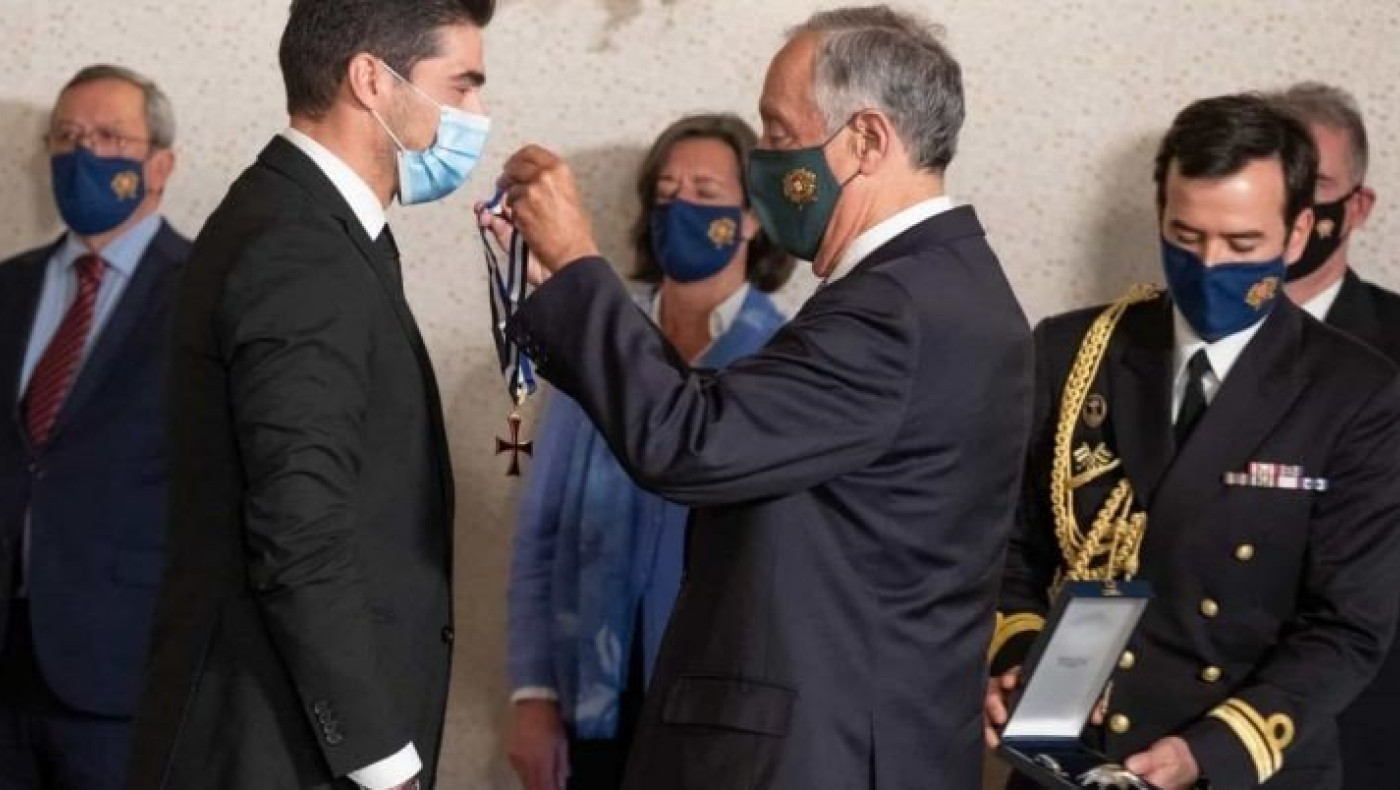 Μέγιστη τιμή στον Φερέιρα από τον Πρόεδρο της Δημοκρατίας της Πορτογαλίας