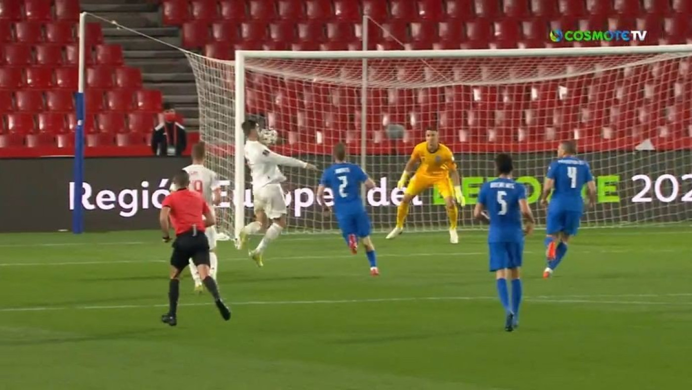 Το γκολ του Μοράτα κόντρα στην Ελλάδα για το 1-0