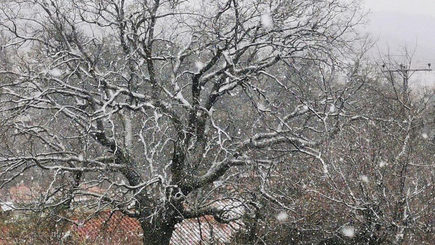 Χιόνια στα ορεινά της Θεσσαλονίκης!