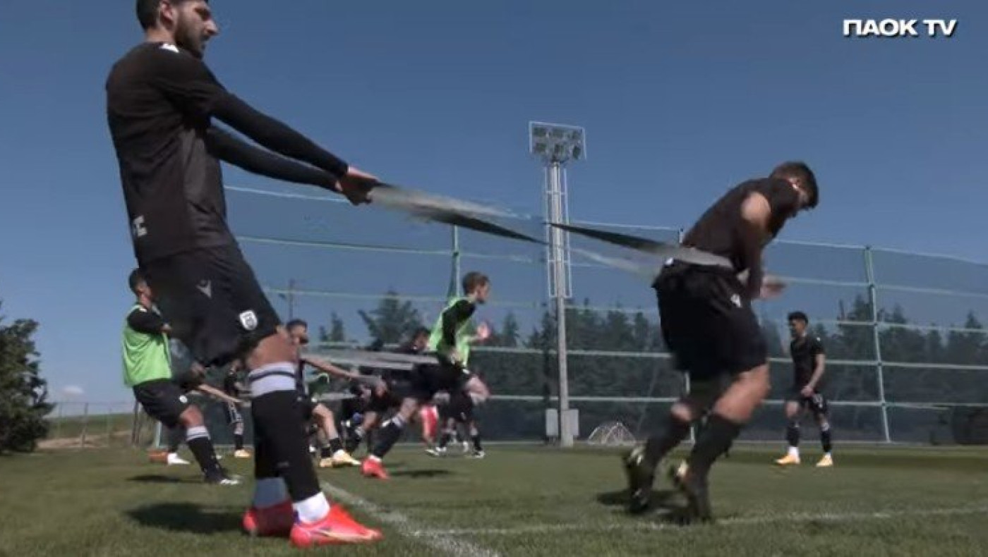 ΠΑΟΚ: Προπόνηση με υψηλή ένταση και γκολ!