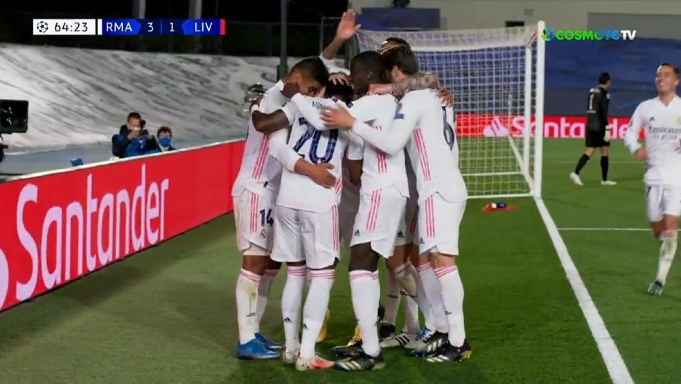 Ρεάλ - Λίβερπουλ: Ο Βινίσιους έδωσε σημαντικό προβάδισμα στην Βασίλισσα