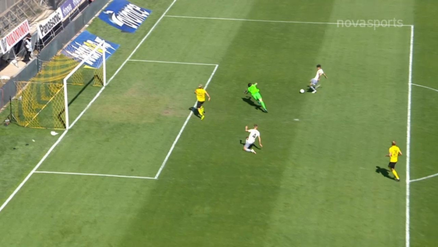 Τραγικό λάθος του Σούντγκρεν και 0-2 η ΑΕΚ