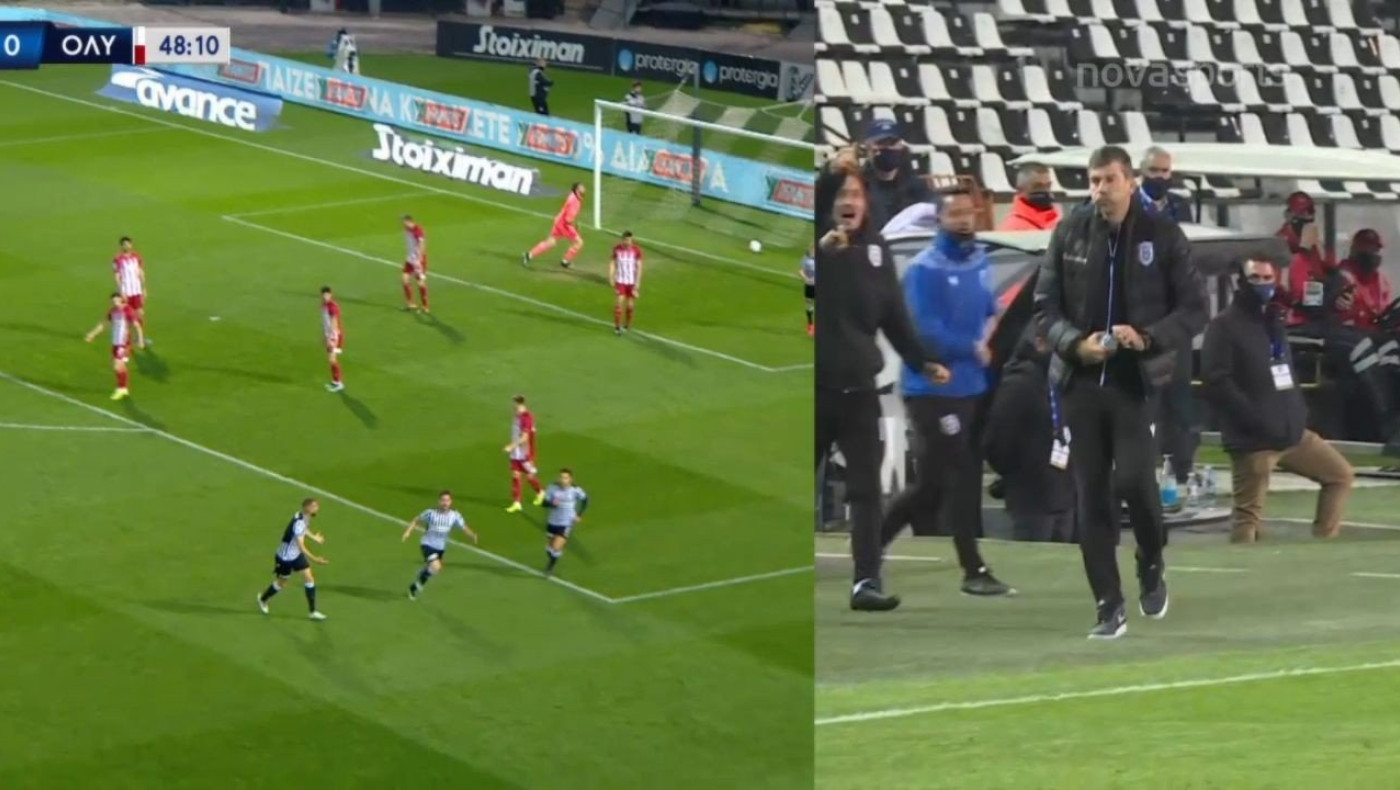 ΠΑΟΚ: Το ξέσπασμα του Γκαρσία στο 1-0 του Ζίβκοβιτς