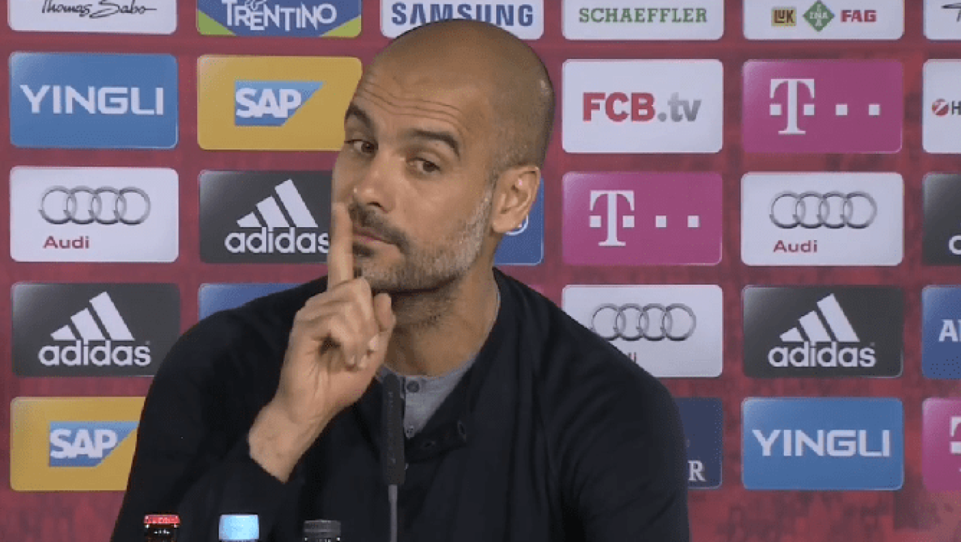 Γκουαρντιόλα σε Κελ: Κάνε ησυχία! (video)