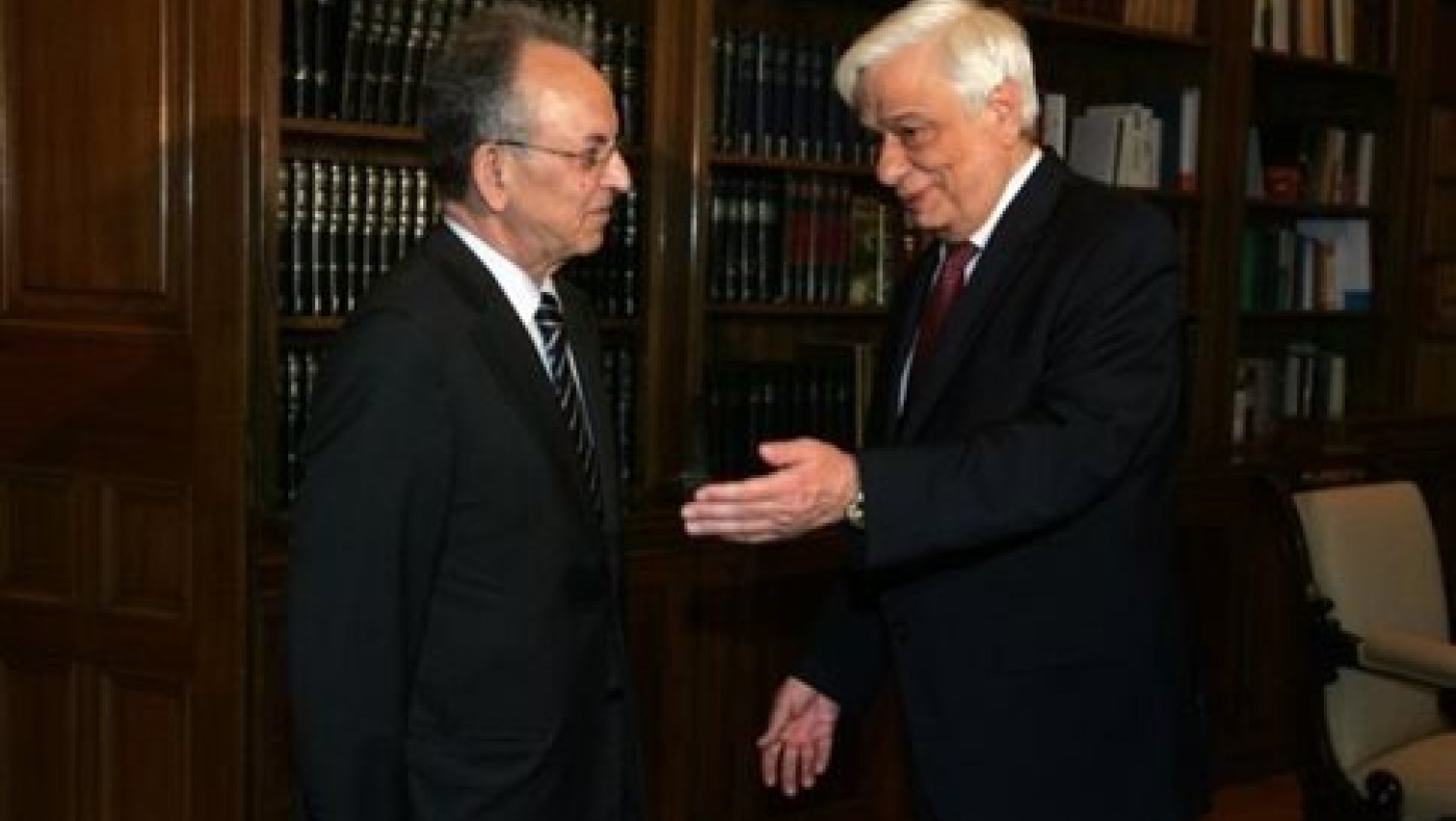 Τον πρώην πρόεδρο της Βουλής Δημήτρη Σιούφα δέχθηκε ο Πρόεδρος