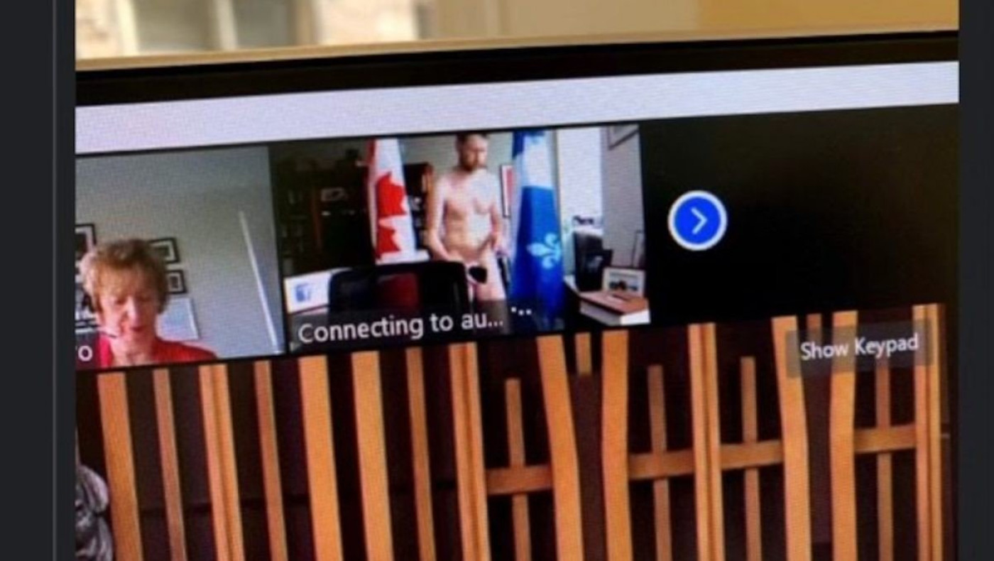 Καναδός νομοθέτης γυμνός στο... zoom!