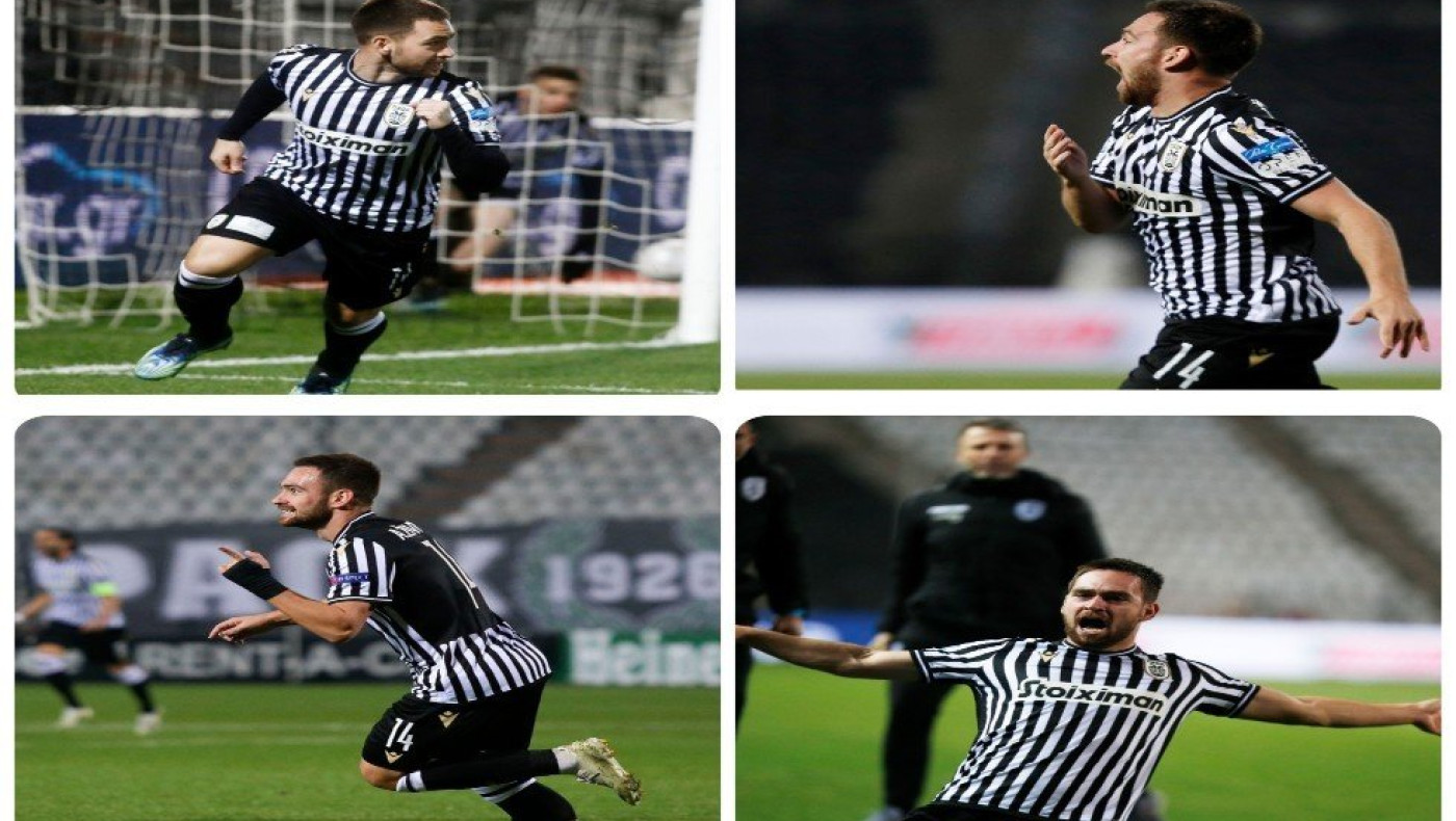 Τρίτη φορά πέτυχε δύο γκολ σε παιχνίδι του ΠΑΟΚ ο Ζίβκοβιτς