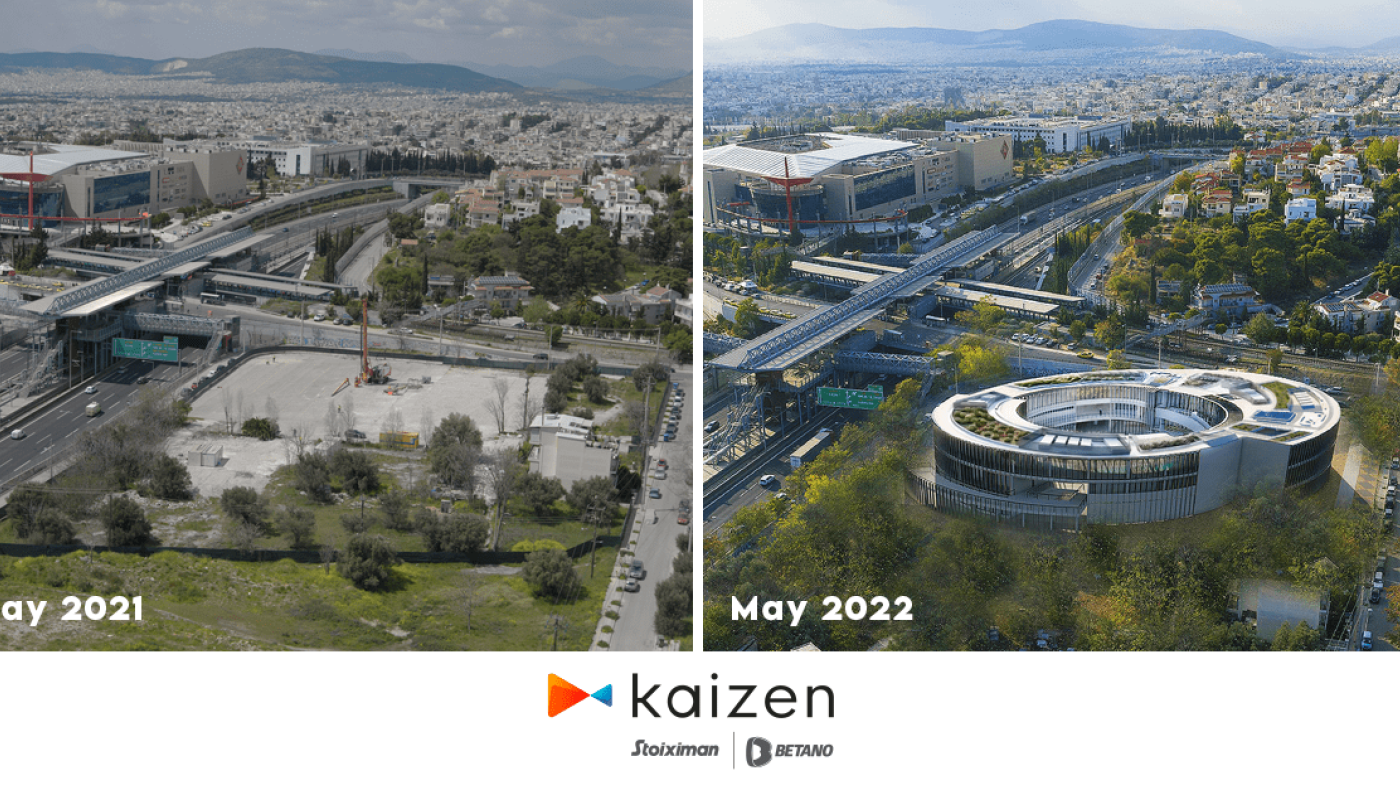Έναρξη εργασιών για τη δημιουργία του νέου κτιρίου γραφείων για την Kaizen Gaming