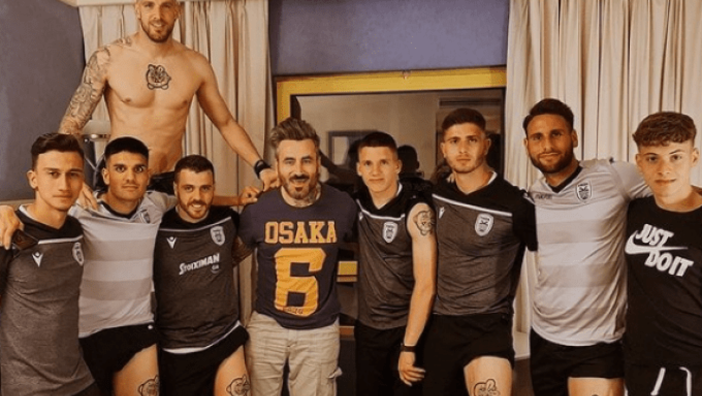 ΠΑΟΚ: Τα... γουρλίδικα τατουάζ του Γιώργου Μαυρίδη!