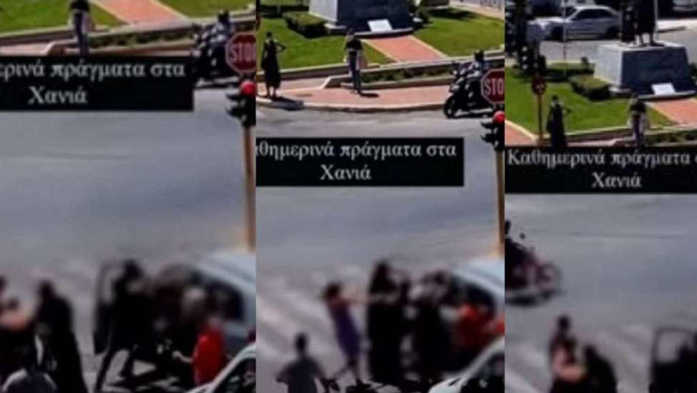 Χανιά: Έπεσε το ξύλο της αρκούδας σε κεντρική διασταύρωση