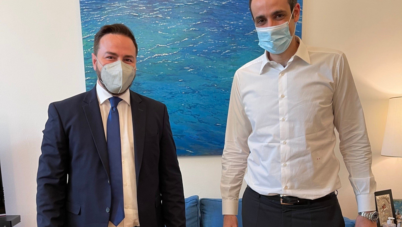 Συνάντηση Γ.Δημητριάδη – Δ.Γκολιδάκη