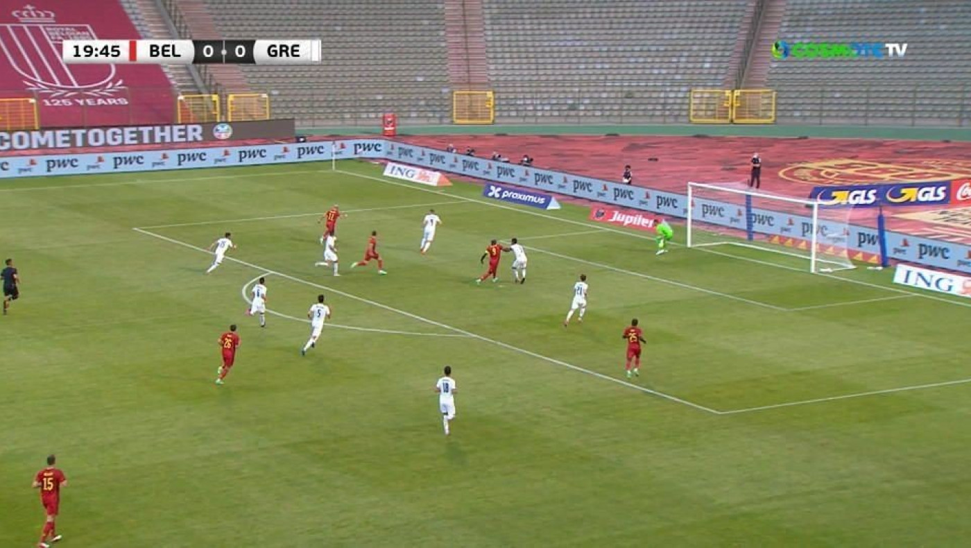 Έτσι άνοιξε το σκορ το Βέλγιο εναντίον  της Ελλάδας