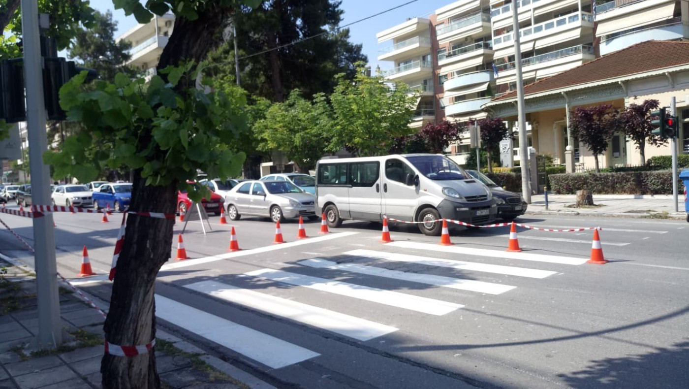 Θεσσαλονίκη: Μποτιλιάρισμα στην Αιγαίου λόγω έργων