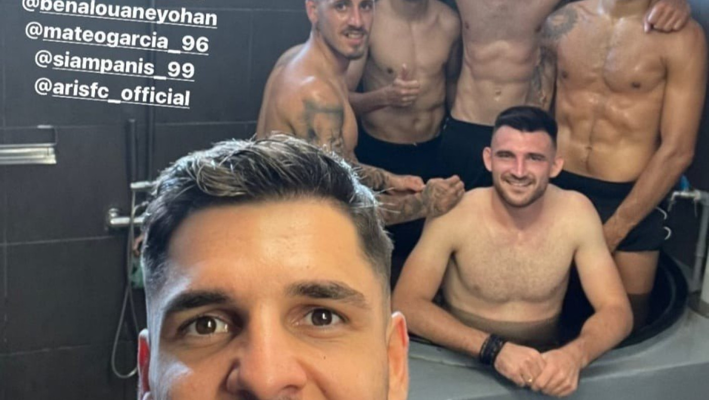 «Μια αγκαλιά» οι παίκτες του Άρη!