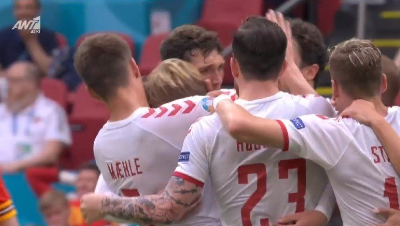 Η γκολάρα του Ντόλμπεργκ που έδωσε προβάδισμα στην Δανία