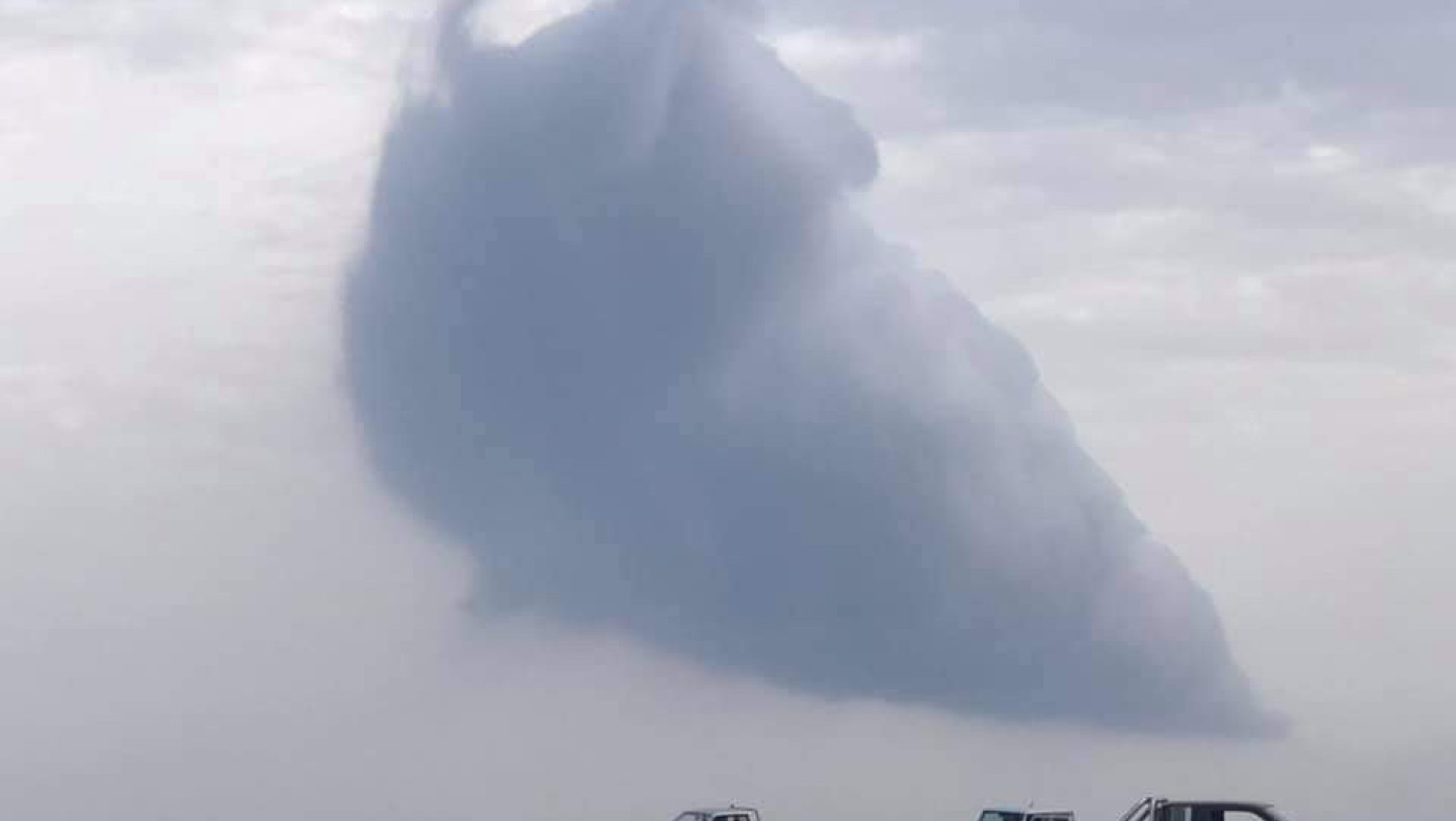 Απίστευτο σύννεφο roll cloud στην Επανομή!