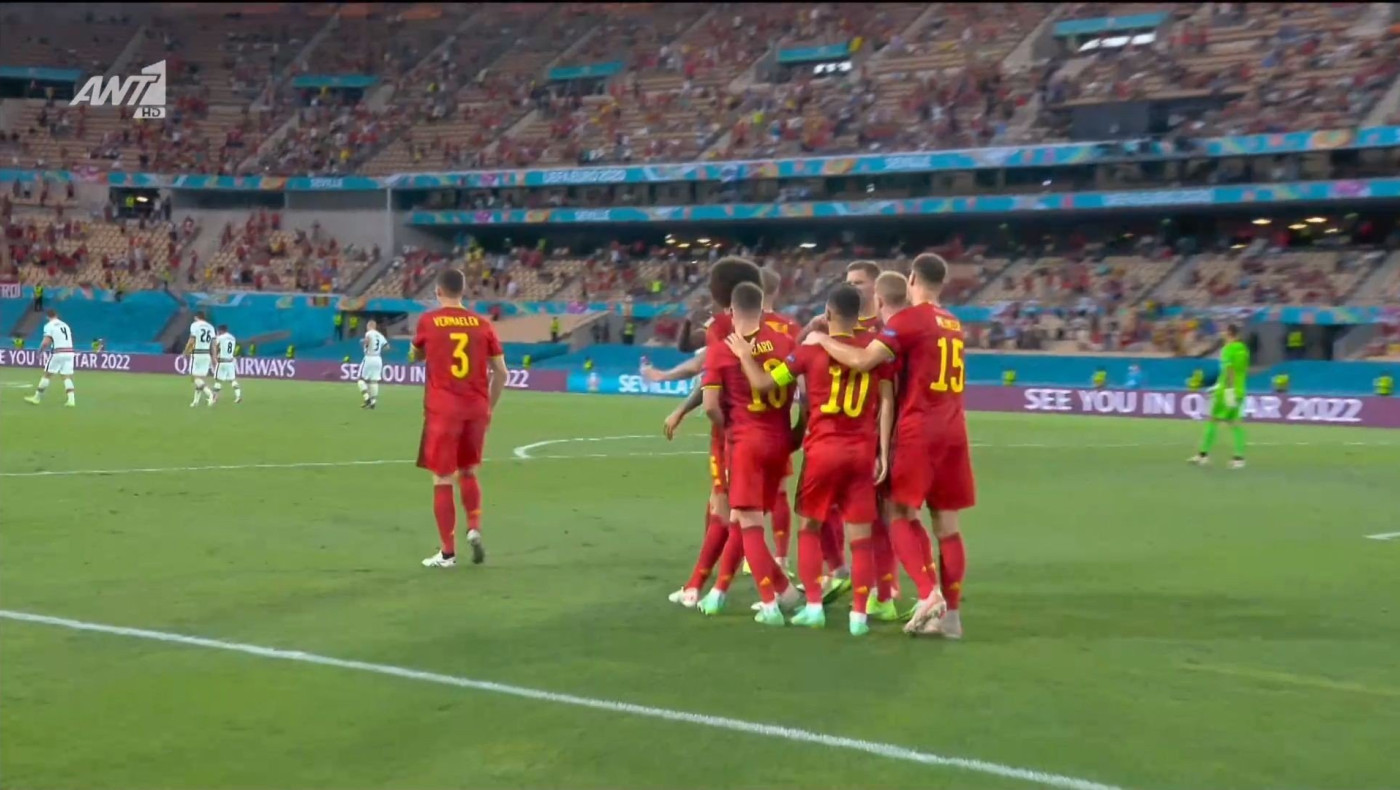 Euro 2020: Έτσι άνοιξε το σκορ το Βέλγιο απέναντι στην Πορτογαλία