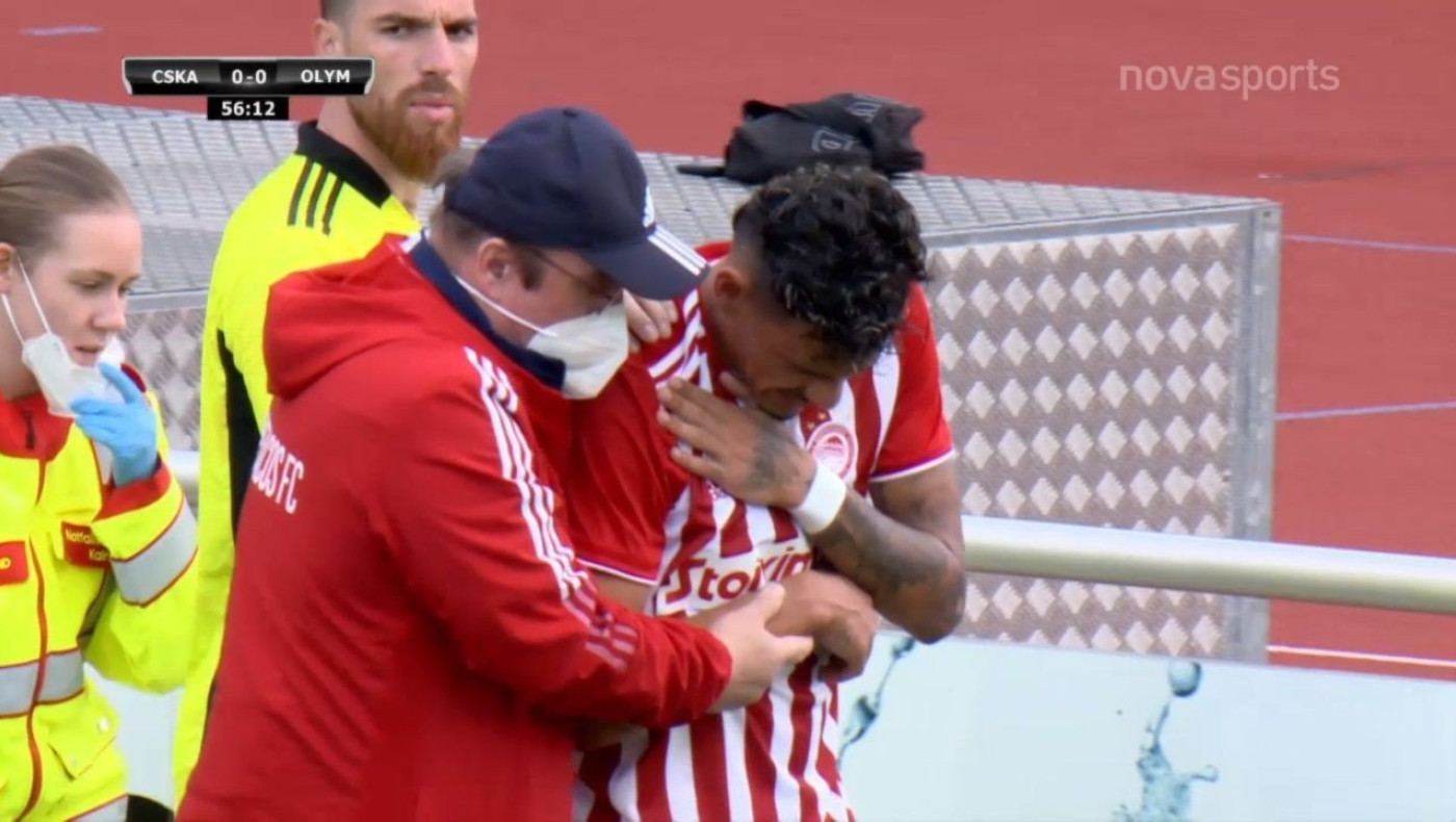 ΣΟΚ στον Ολυμπιακό: 1,5 μήνα εκτός ο Τικίνιο