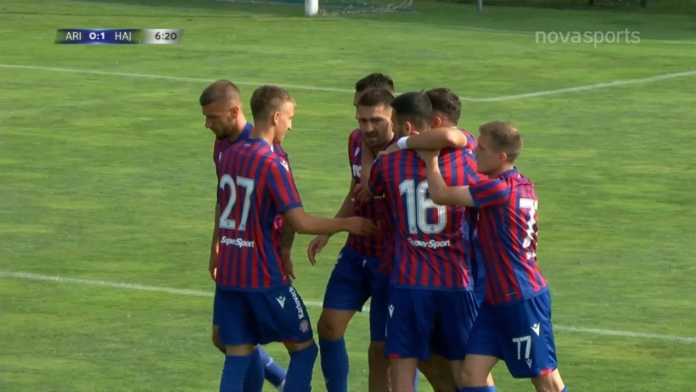 Το γκολ της Χάιντουκ με λόμπα του Λιβάγια κόντρα στον Άρη (video)