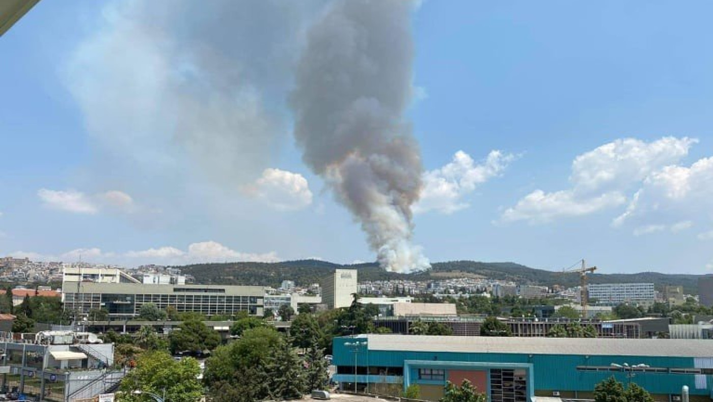 Θεσσαλονίκη-TΩΡΑ: Φωτιά στο Σέιχ Σου!