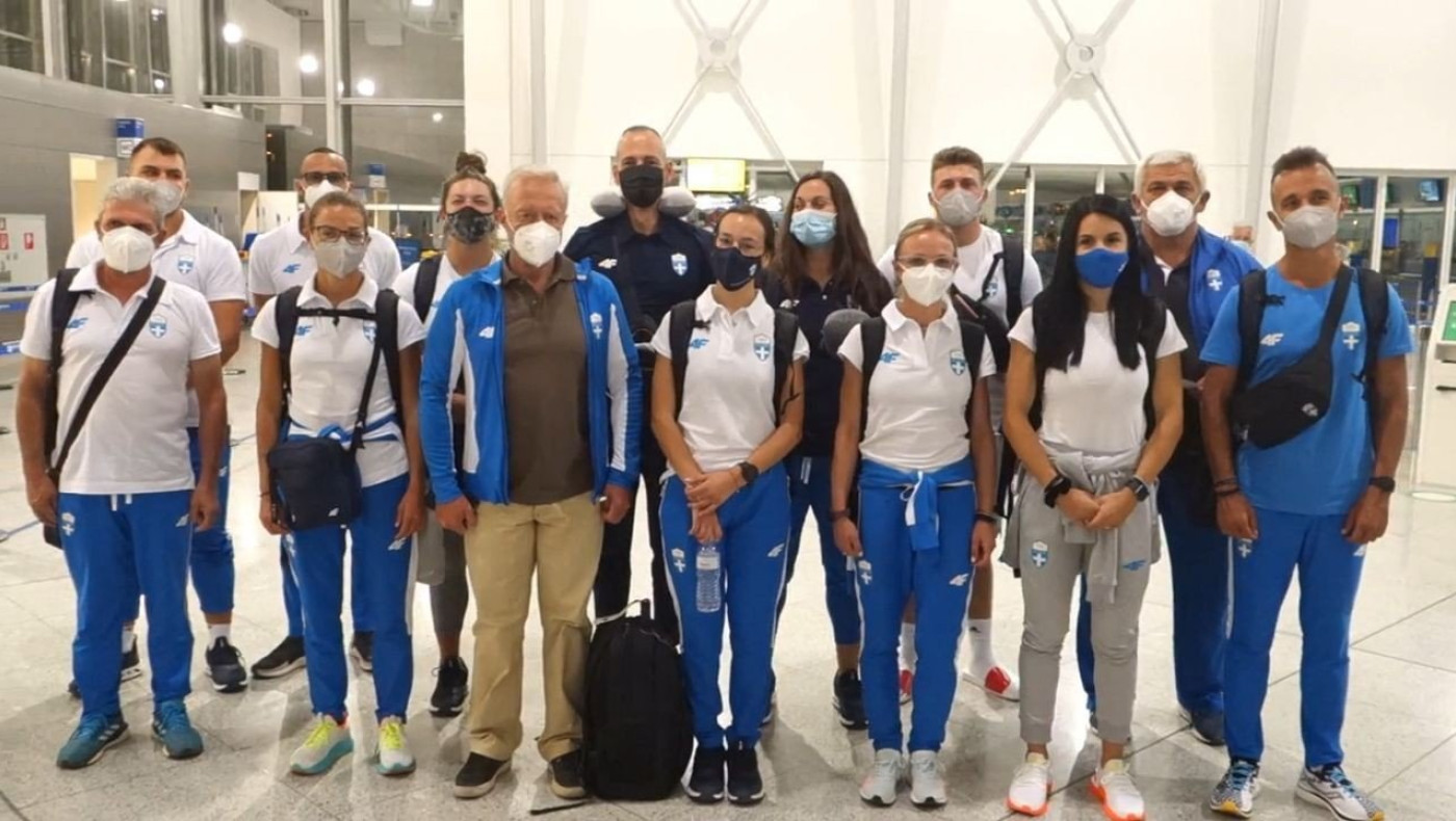 Εθνική ομάδα στίβου: Aναχώρησε για τους Ολυμπιακούς Αγώνες [pics&vid]