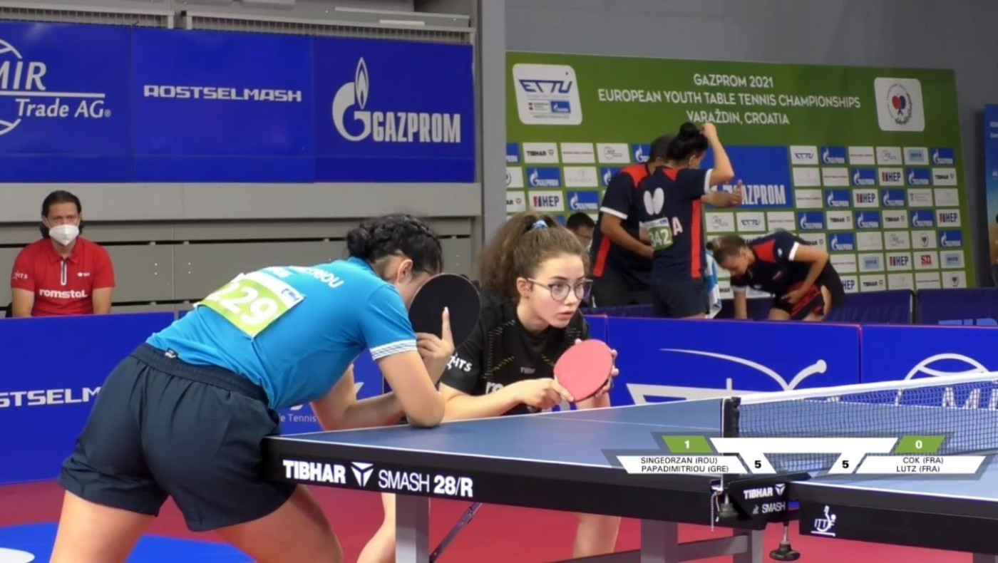 Ευρωπαϊκό νέων: Αγγιξε το μετάλλιο η Παπαδημητρίου στο διπλό κοριτσιών U19