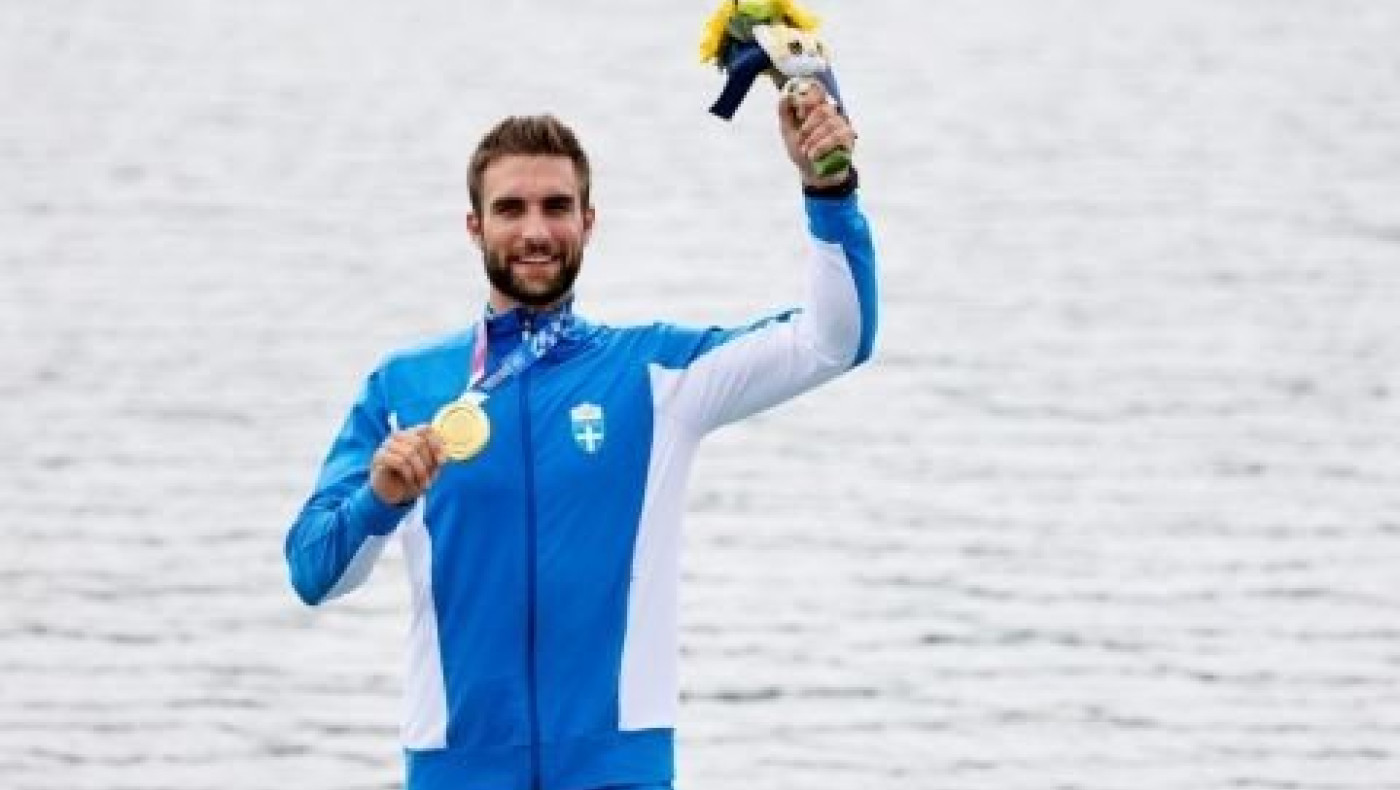 Βασίλης Ντούσκος για το χρυσό του γιου του: «Μόλις είδα την έκφραση του προσώπου του κατάλαβα...»