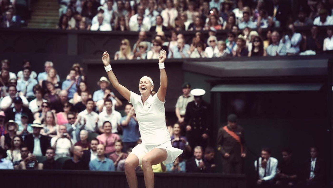 Έκανε πλάκα η Κβίτοβα (pics+video)