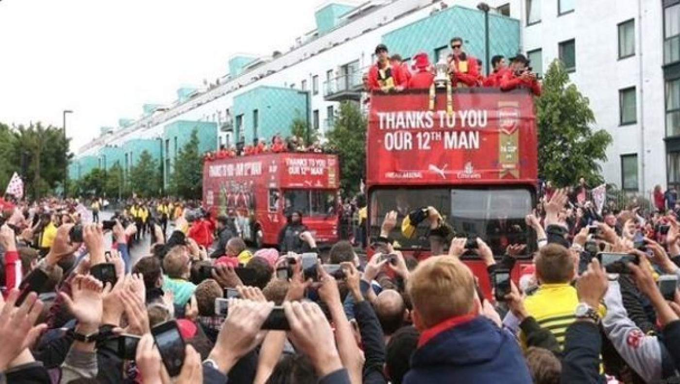 Γιόρτασε για το Κύπελλο η Άρσεναλ (vid)