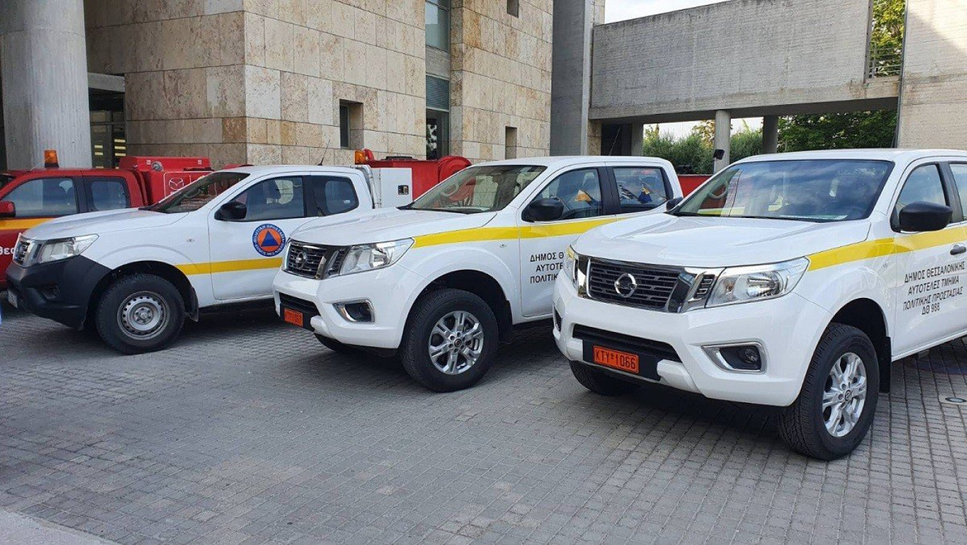 Θεσσαλονίκη: Τρία νέα οχήματα της πολιτικής προστασίας για την προστασία του Σέιχ Σου
