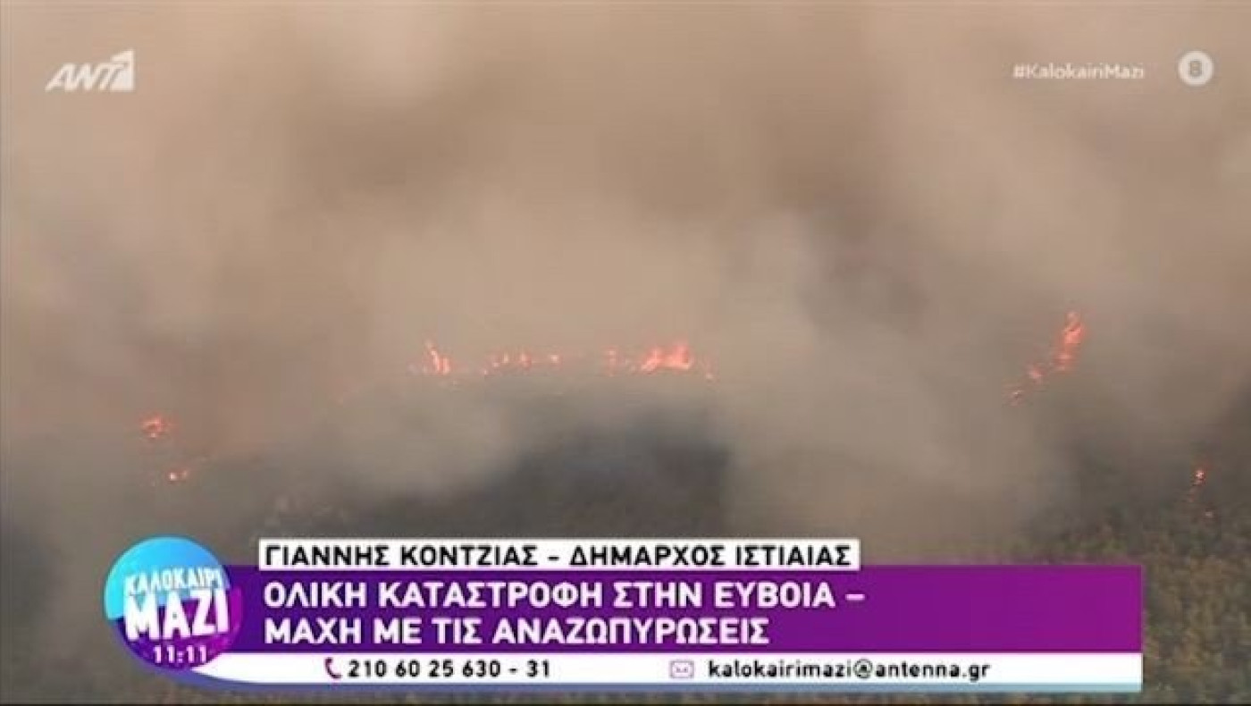 Δήμαρχος Ιστιαίας: Μιλάμε για ένα ολοκληρωτικό ολοκαύτωμα στον τόπο μας