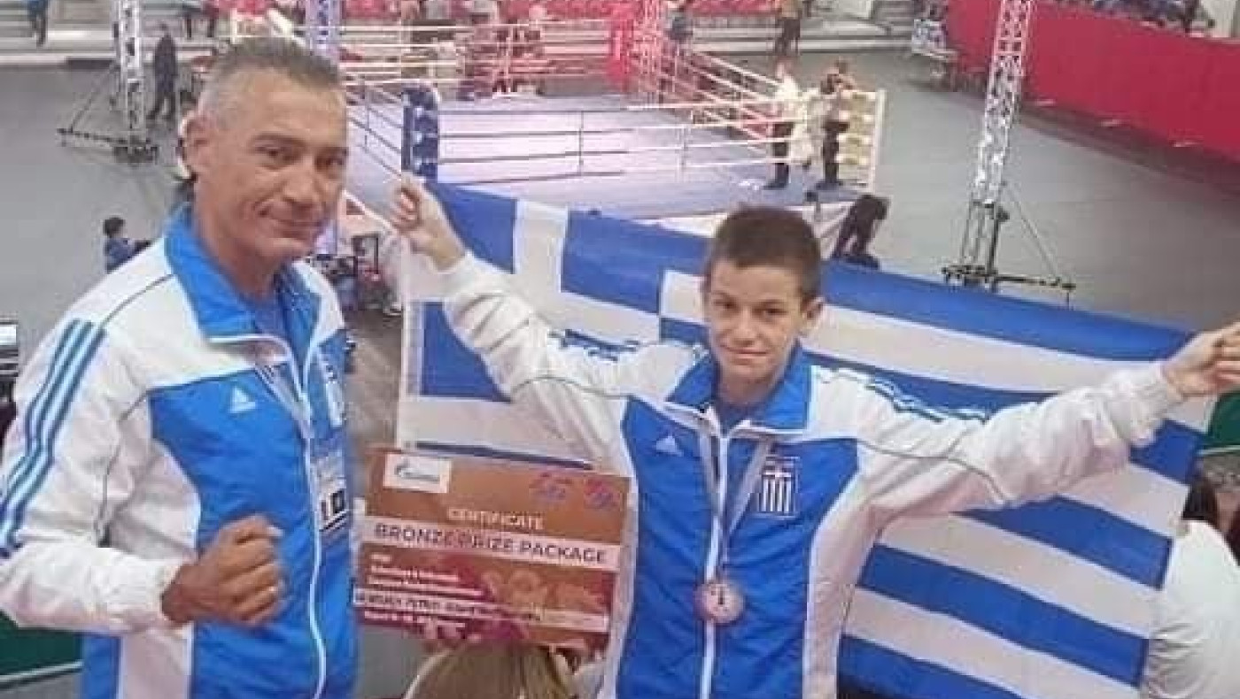 Επέστρεψε με το χάλκινο μετάλλιο ο Κωνσταντινούδης