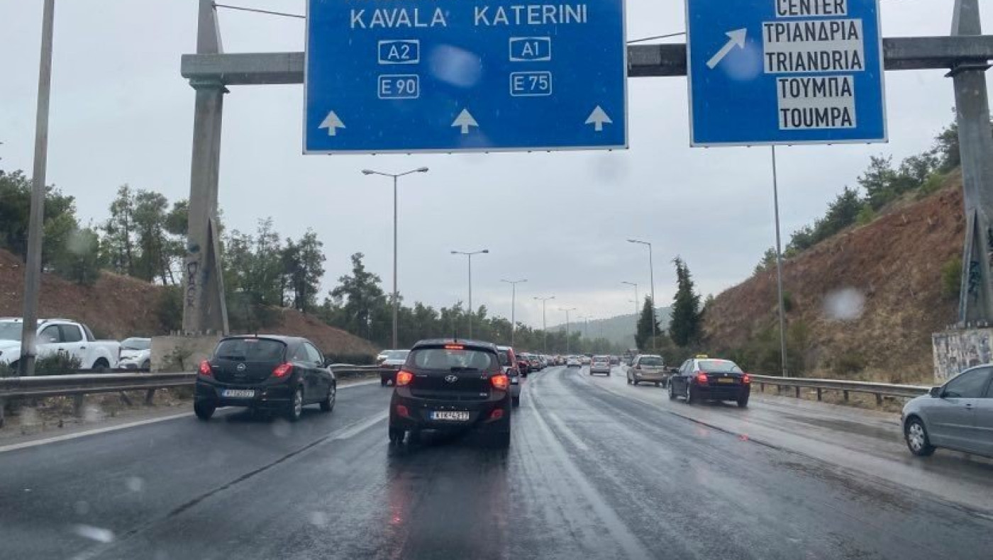 Θεσσαλονίκη: Μποτιλιάρισμα στην έξοδο της Τούμπας