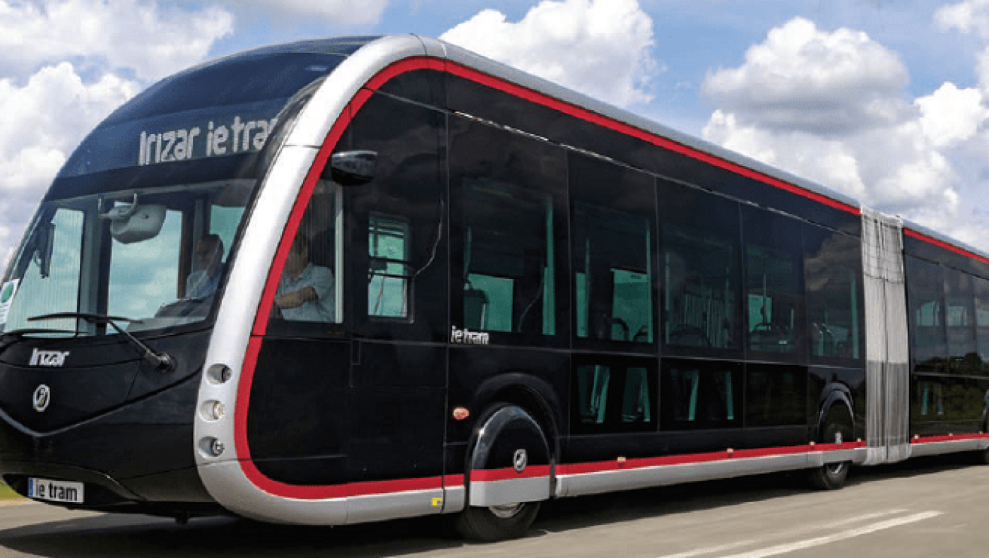 Το ηλεκτρικό λεωφορείο που μοιάζει με... τραμ στην 85η ΔΕΘ