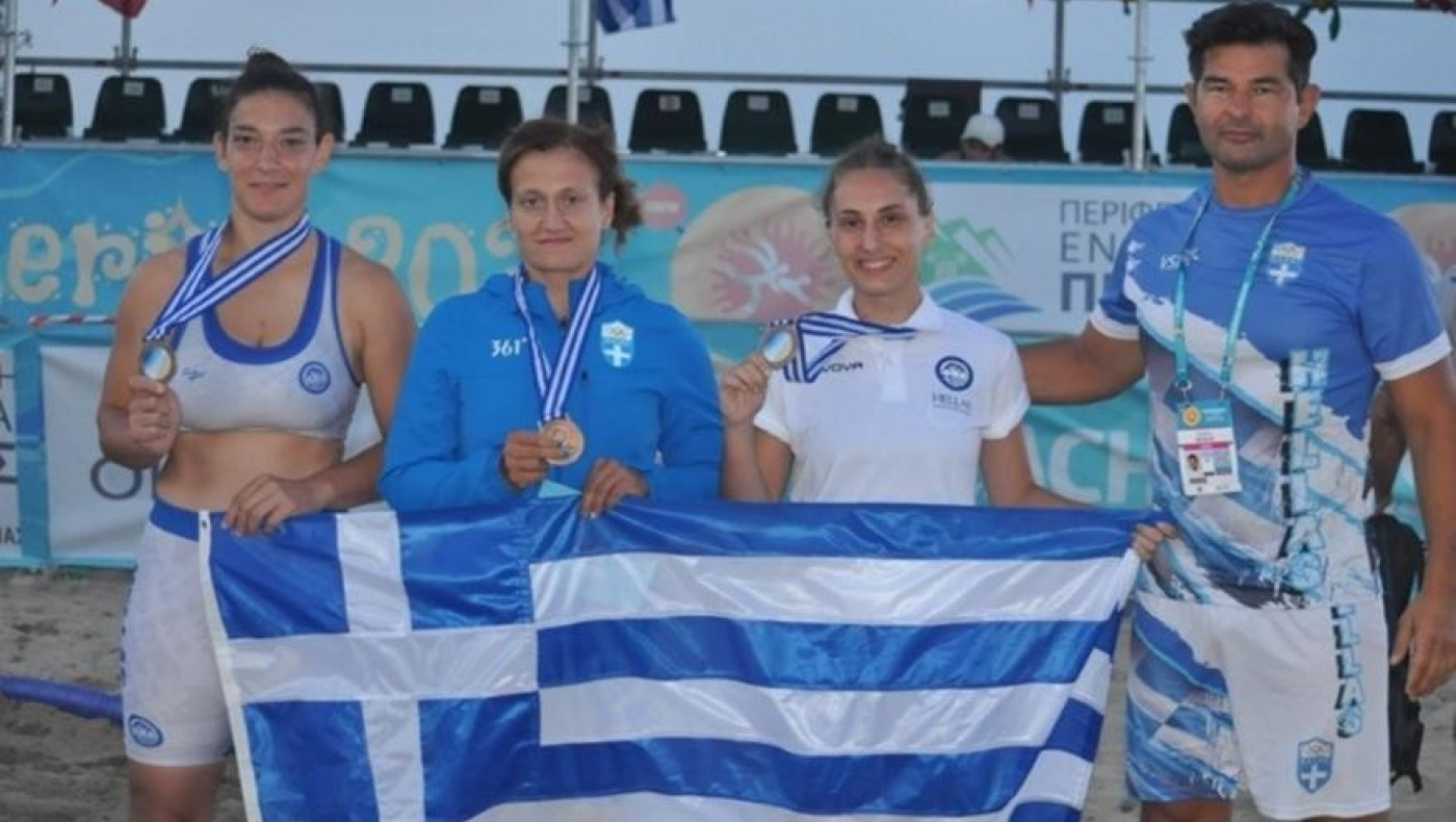 Τρία μετάλλια για την Ελλάδα στο Παγκόσμιο πρωτάθλημα Πάλης στην Αμμο