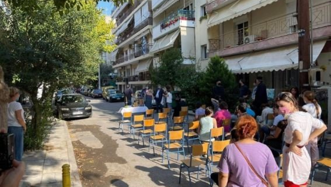 Κορδελιό: Αγιασμός στον δρόμο!