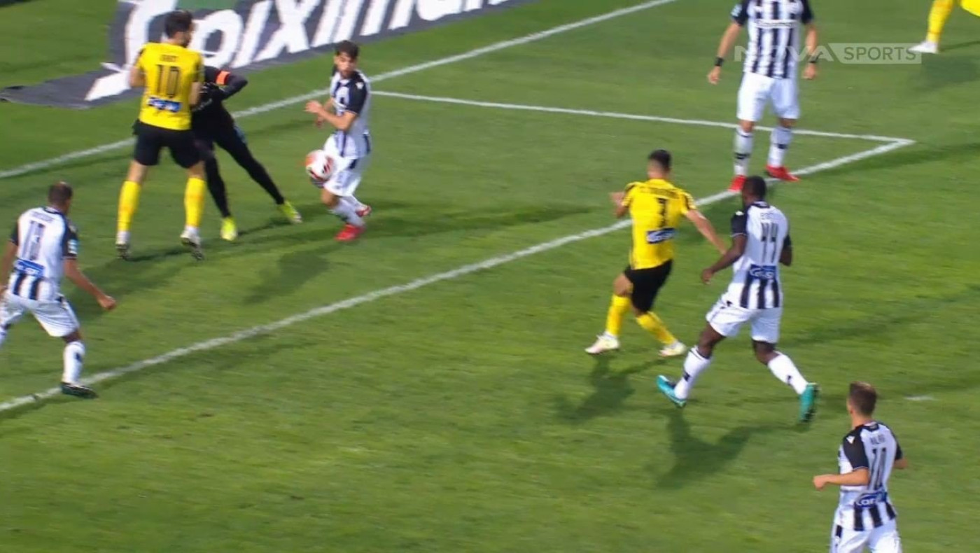 Το γκολ της ΑΕΚ που ακυρώθηκε στο παιχνίδι με τον ΠΑΟΚ