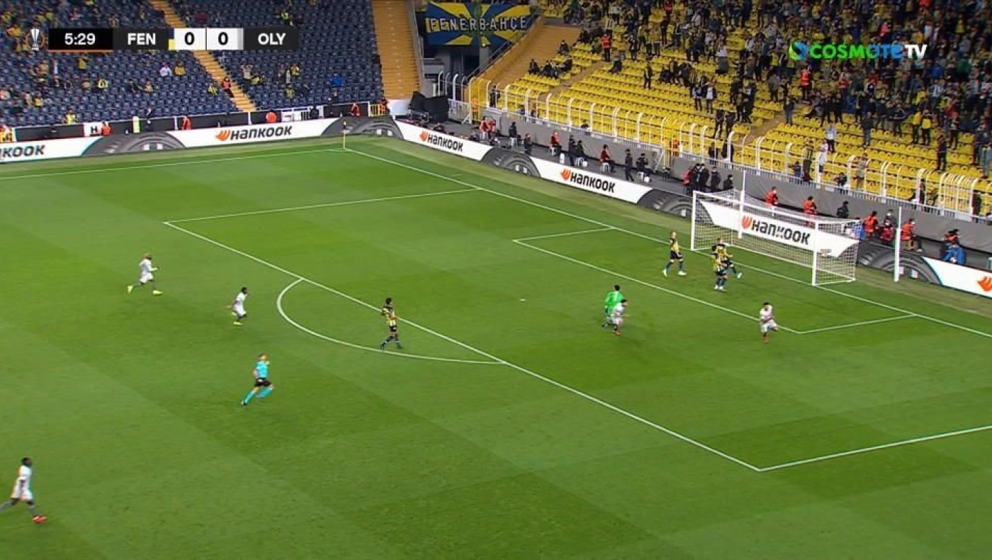 Εξαιρετικό γκολ Τικίνιο, 0-1 ο Ολυμπιακός επί της Φενέρ