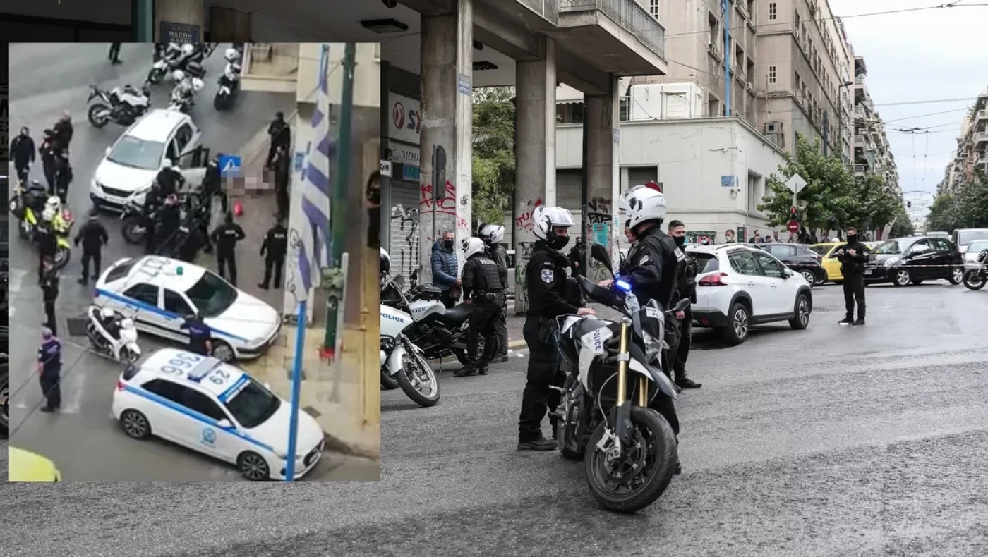 Πυροβολισμοί στο κέντρο της Αθήνας -Αυτοκίνητο εμβόλισε μηχανή της ΔΙΑΣ, μετά από καταδίωξη