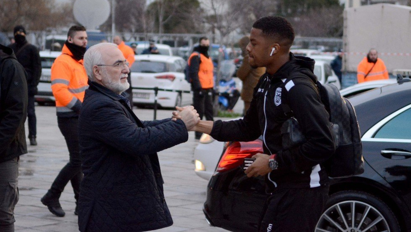 Ο Σαββίδης εμψύχωσε τους παίκτες του ΠΑΟΚ!