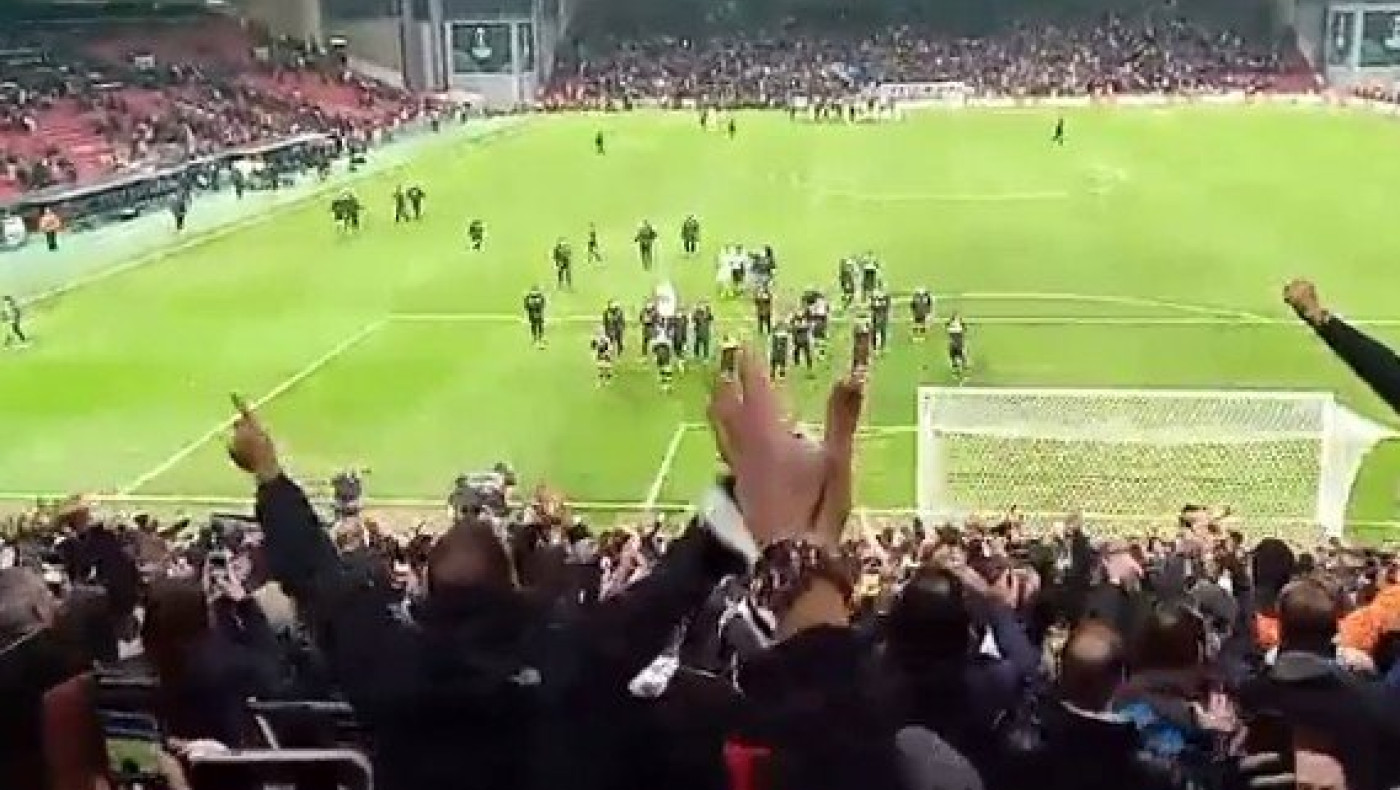 Κοπεγχάγη - ΠΑΟΚ: Η αποθέωση μέσα από την κερκίδα (vid)
