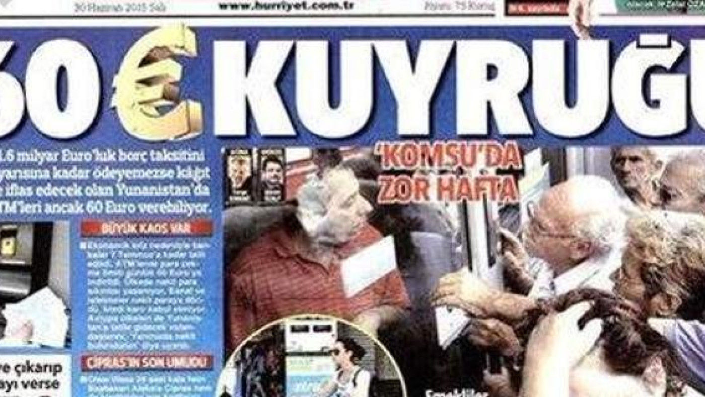 Η Χουριέτ ειρωνεύεται τον Τσίπρα: 60 ευρώ αξιοπρέπειας (pic)