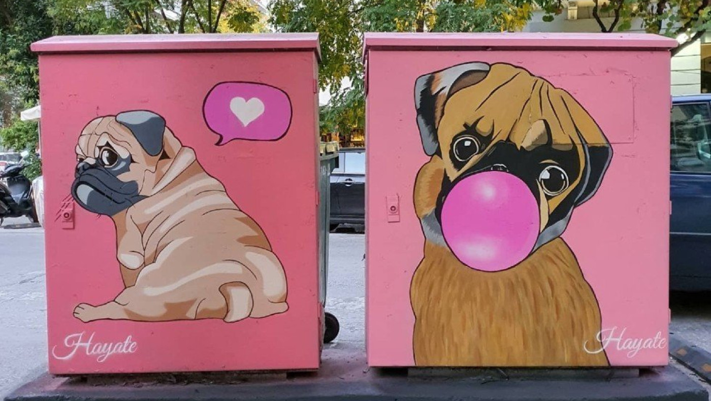 Η Θεσσαλονίκη...αλλάζει! Καφάο μετατράπηκαν σε πίνακες ζωγραφικής