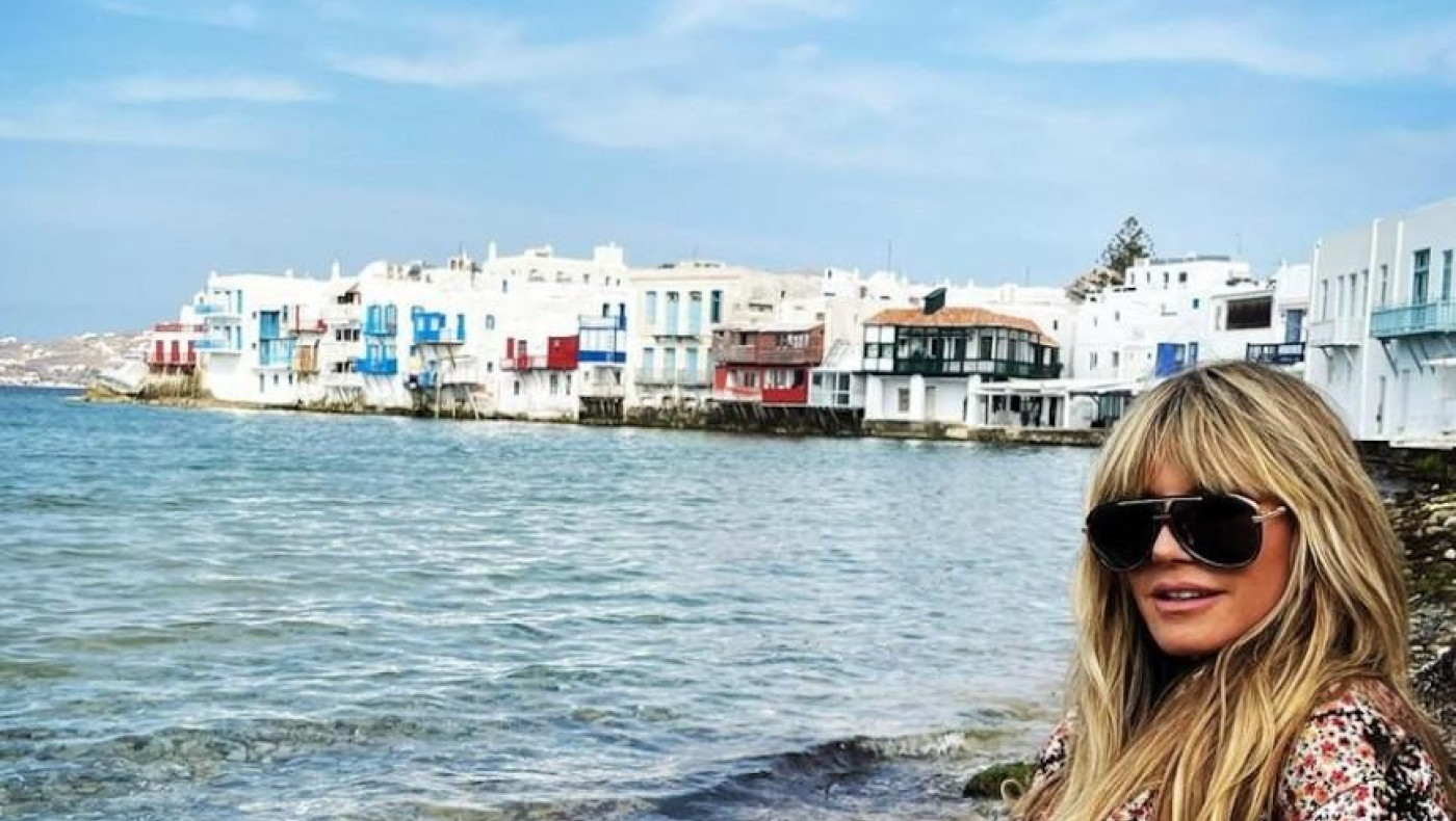 Η Heidi Klum αναστατώνει τη Μύκονο!