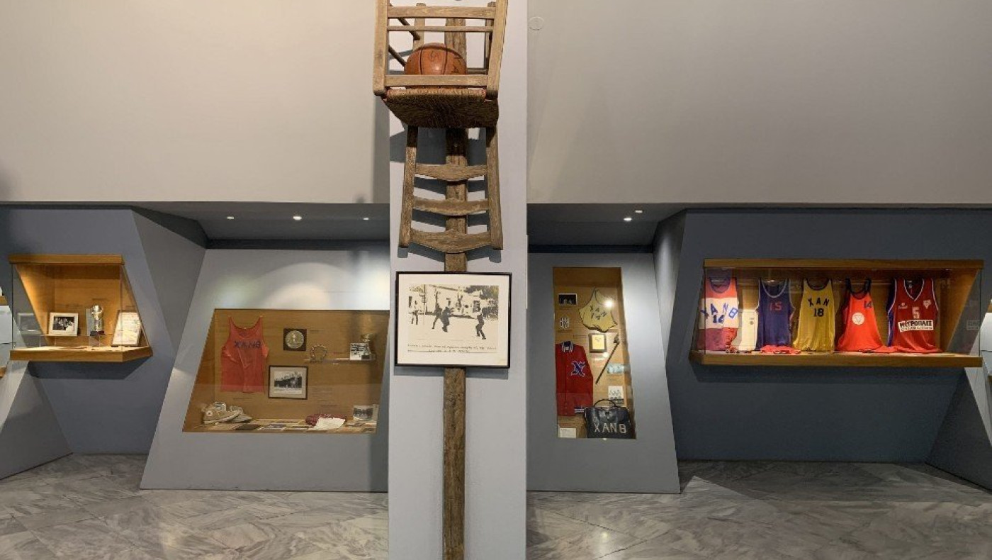 Επίσκεψη Ζέρβα-Λιόλιου στο μουσείο της ΧΑΝΘ με μνήμες... Ευρωμπάσκετ