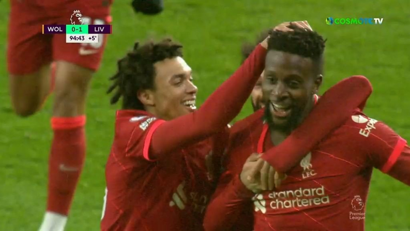 Λύτρωση με Οριγκί και κορυφή για τη Λίβερπουλ!