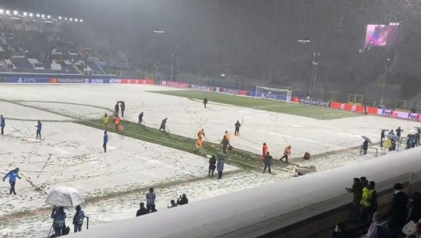 Champions League: Το χιόνι... έβαλε στοπ στο Αταλάντα - Βιγιαρεάλ
