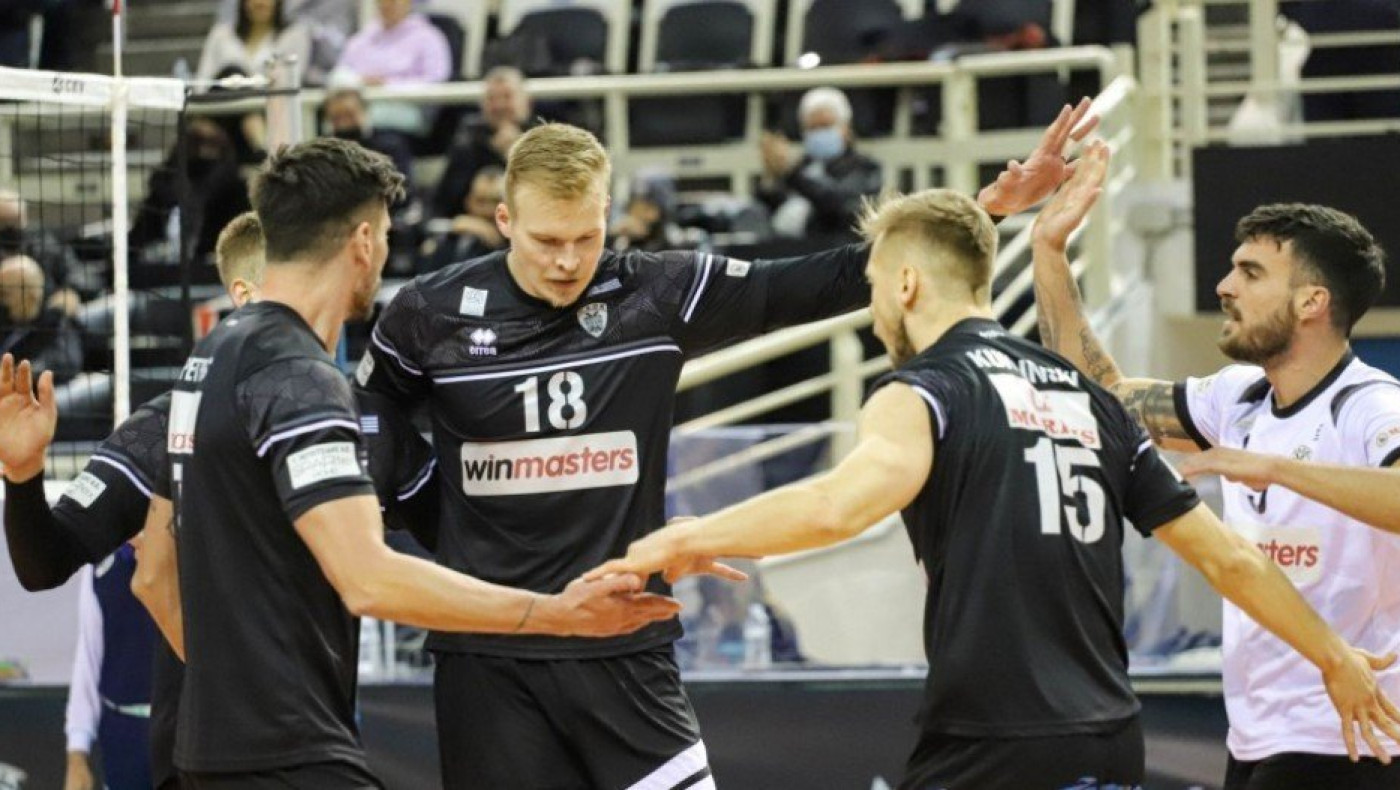 ΠΑΟΚ: Πανηγυρικά στους «16» του CEV Challenge Cup